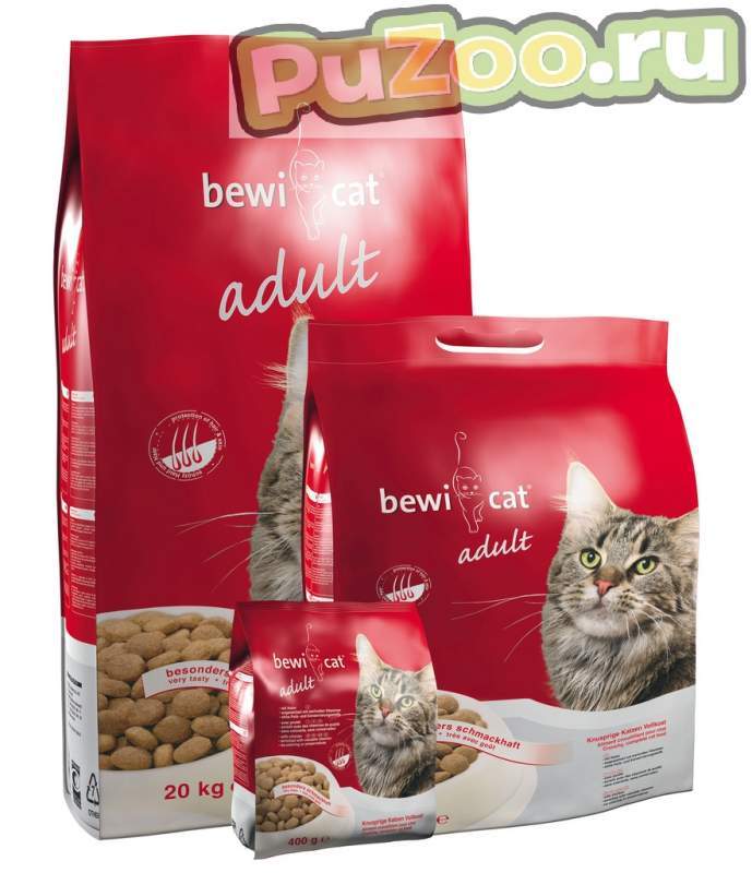 Bewi Cat  Adult - сухой корм для кошек, не выходящих на улицу Беви Кет Эдалт