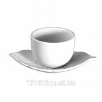 Чашка с блюдцем 70 мл Киото Вайт/1/ 22202B+23008/PT212