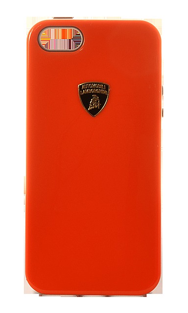 Чехол Lamborghini Diablo для iPhone 5 оранжевый