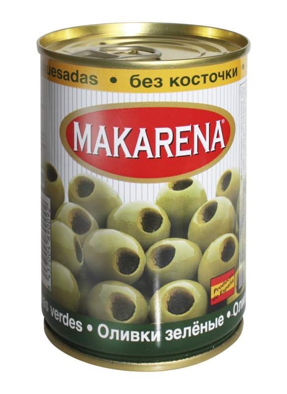 Оливки зеленые без косточки MAKARENA