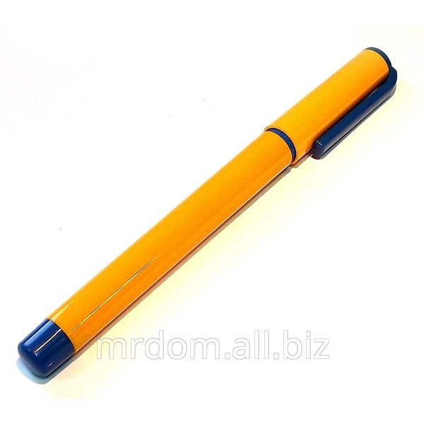 Ручка шариковая большая сине-желтый корпус (815476)