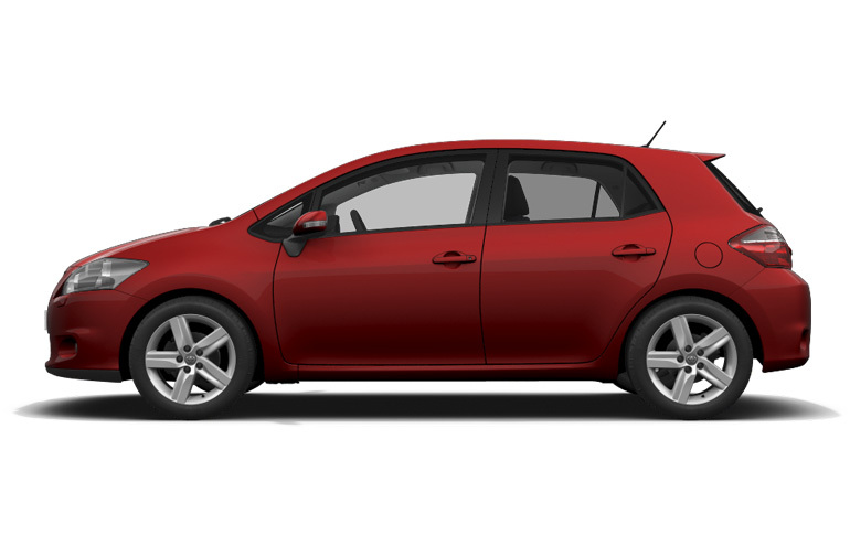 Автомобиль- Toyota Auris  Красный, металлик (3R3)