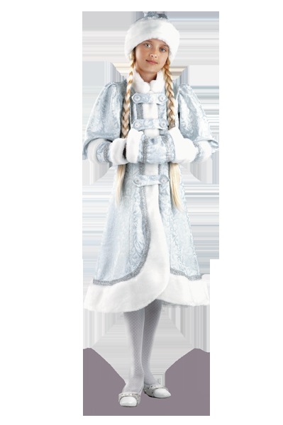 Детский новогодний костюм Снегурочка Княжеская