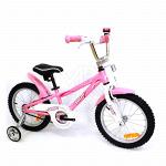 Велосипед двухколесный 12 светло-розовый Ride