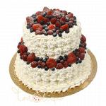 Свадебный торт свежие ягоды №540