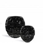 Кашпо Mosaic Ball черное HP-GF09012 черное