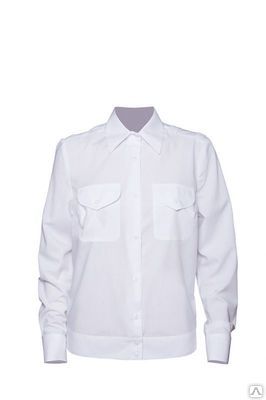 Рубашка белая форменная длинный/короткий рукав