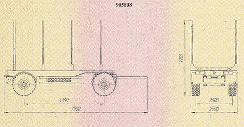 Сортиментовоз с гидроманипулятором на шасси КамАЗ-43118-003090-46