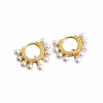 Pearl Circle Personality S925 Sterling Silver Earrings for Girls - Раздел: Галантерея, бижутерия, ювелирные изделия