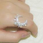 s925 sterling silver ring female crystal diamond ring