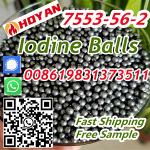 7553-56-2 Iodine Crystals Seller CAS 7553-56-2 Iodine Prilled Iodine Balls Black China Supplier