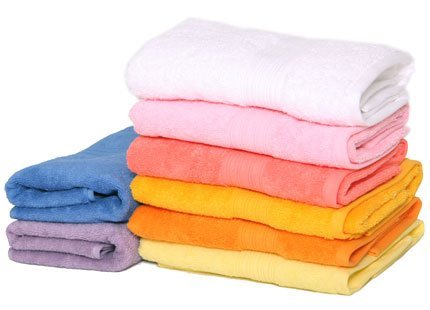 Махровое полотенце-голубой -50х90-100% хлопок