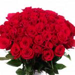 Букет красных роз 70 см