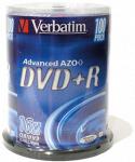 DVD+R диск Verbatim 4,7Gb 16x 100шт CakeBox