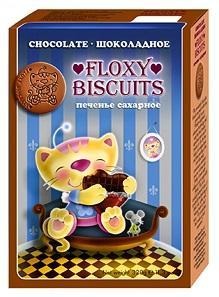Печенье сахарное Флокси Бискуитс«Шоколадное», 320 г