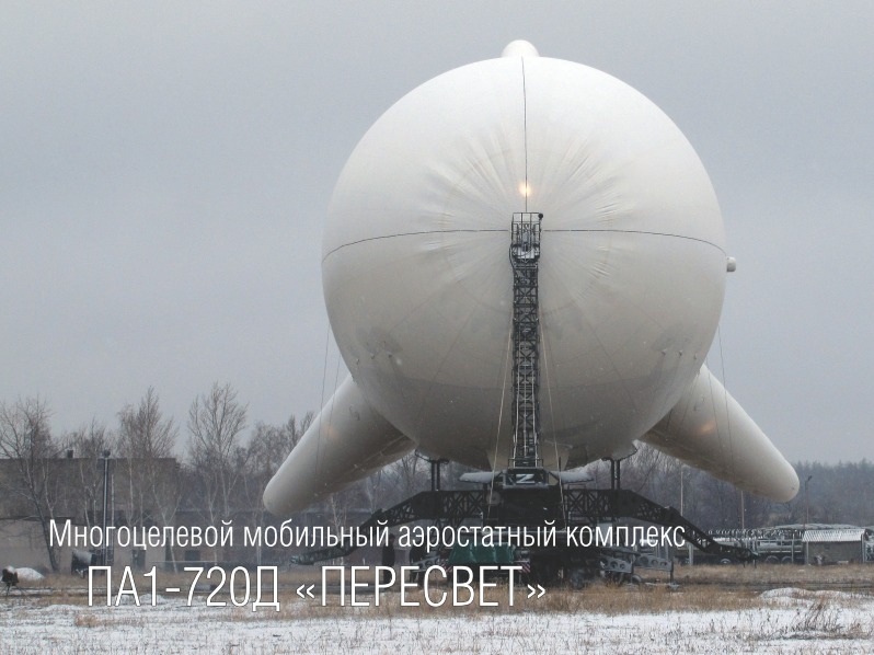 Многоцелевой мобильный аэростатный комплекс ПА1-720Д ПЕРЕСВЕТ