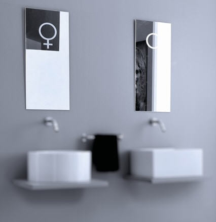Зеркала для ванной комнаты Vitruvit Lui e Lei