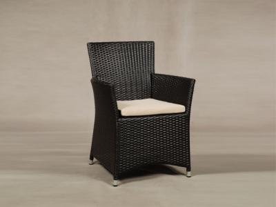 Кресло в комплекте с подушкой, темный шоколад, 66х62х86 см, Tron, Comfort