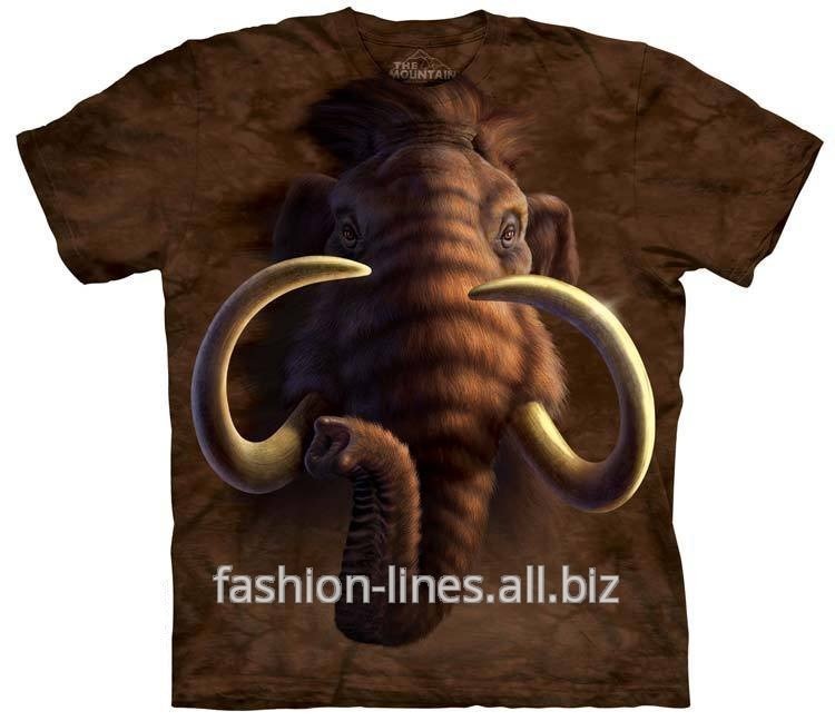 Мужская футболка The Mountain Mammoth с мамонтом