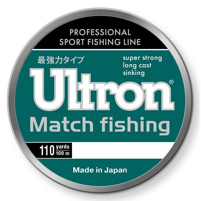 Леска ULTRON Match 0,140 мм, 100 м, 2,4 кг, светло-голубой (уп.5 шт)