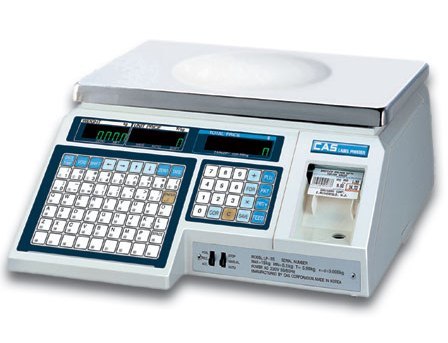 Весы с принтером для печати этикеток  CAS LP 1.6