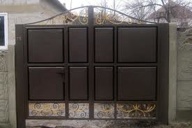 Ворота металические глухие под заказ в Симферополе, Крыму, качественные ворота купить от производителя по самой низкой цене.