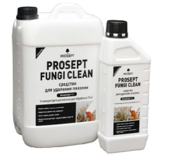 Удалитель плесени с минеральных поверхностей PROSEPT FUNGI CLEAN -  концентрат 1:1, 5 литров