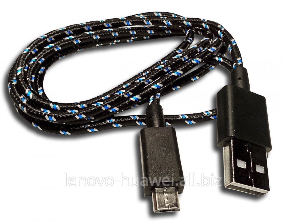 Дата кабель (USB+micro USB) черный