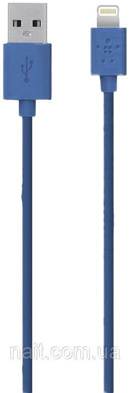 Кабель Belkin Lightning 1.2m для iPhone 5, iPad, iPod синий