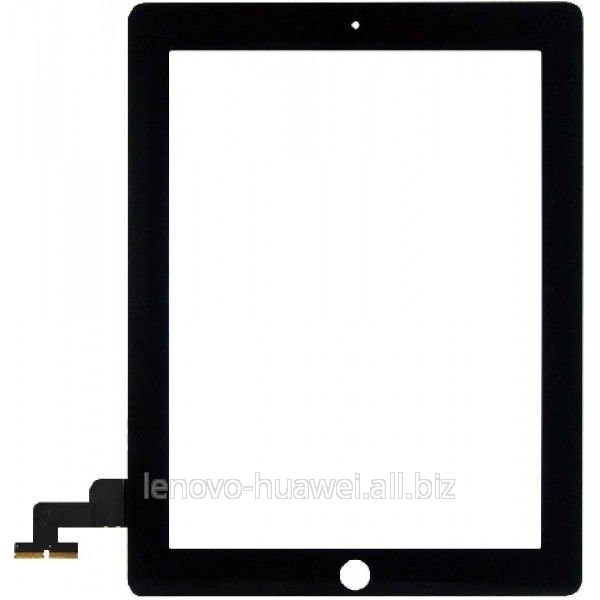 Apple iPad 3/4 сенсорное стекло черное