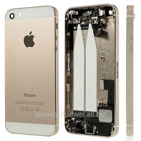 Apple iPhone 5S корпус шампань в комплекте со шлейфами