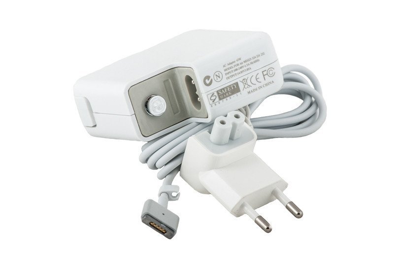 Блок питания для ноутбуков PowerPlant APPLE 220V, 45W: 14.85V 3.05A (MagSafe2) AP45LMAG2