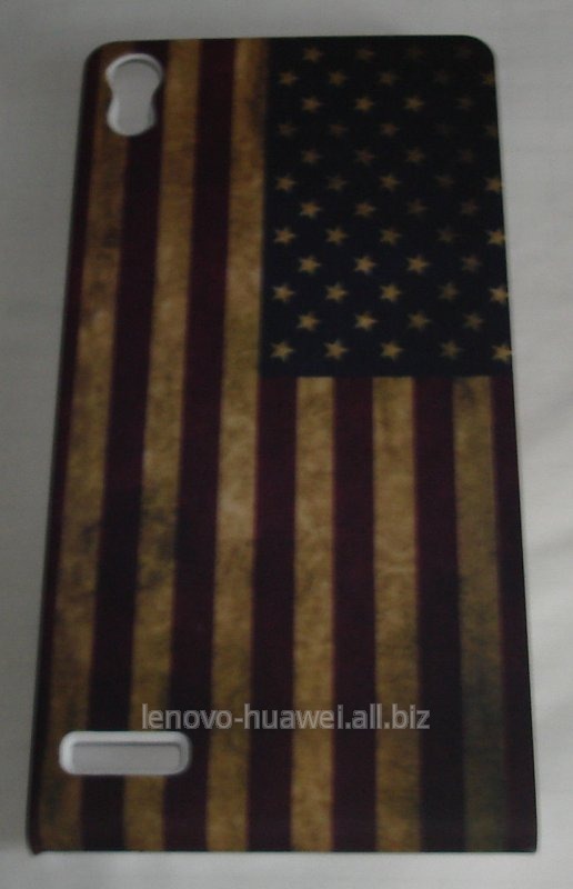 Чехол-бампер с рисунком American  Flag для Huawei Ascend P6