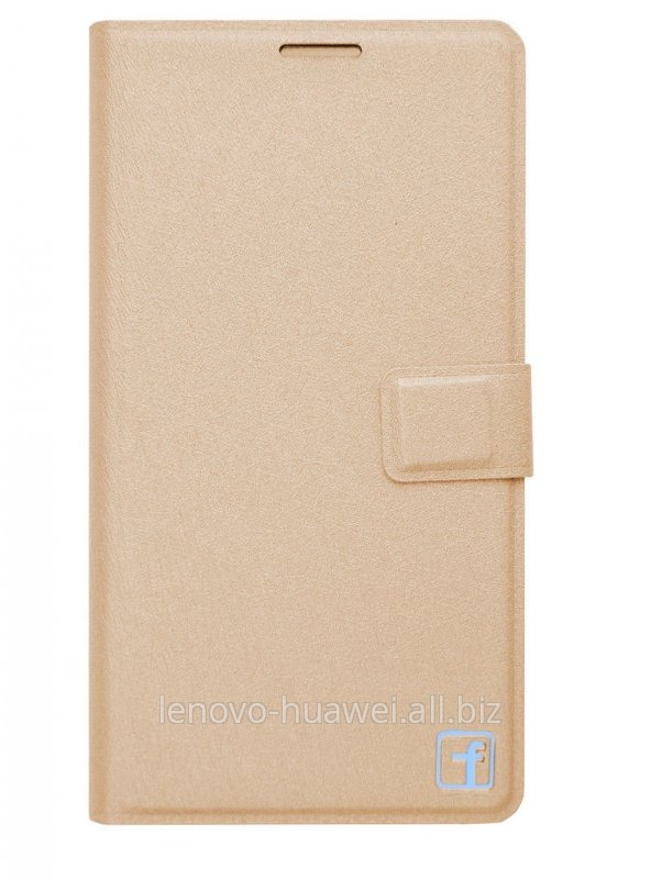 Чехол книжка Flower для Huawei C8816 Персиковый