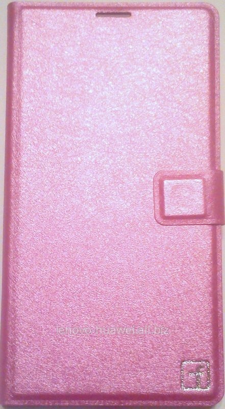 Чехол-книжка  Flower для Lenovo S810T Розовый