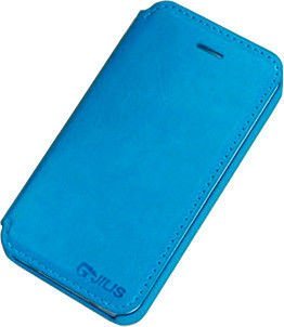Чехол-книжка Jilis для iPhone 4G голубой
