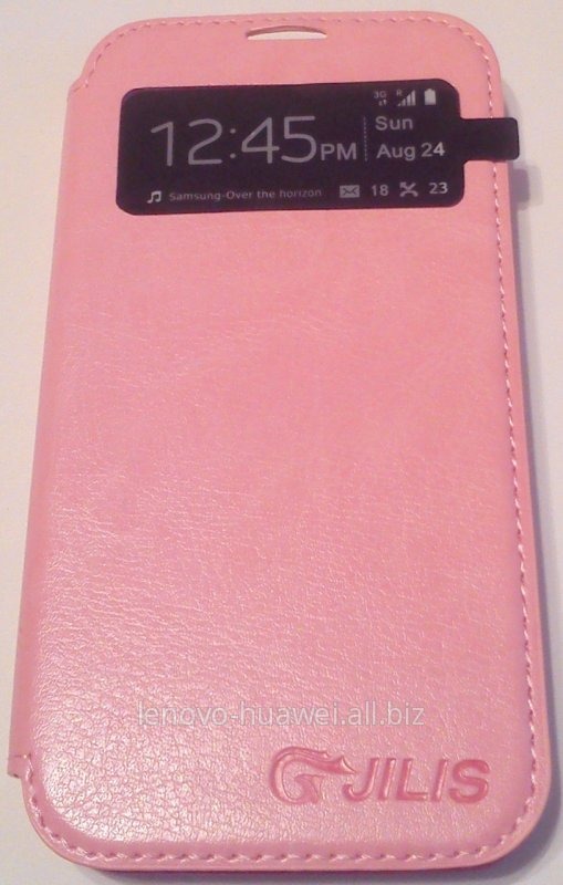 Чехол книжка Jilis для Samsung i9500 Розовый