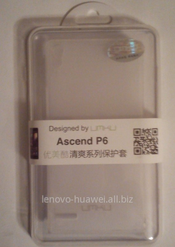 Чехол накладка Umku для Huawei Ascend P 6 Белый