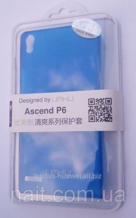 Чехол-накладка Umku для Huawei P 6 (голубой)