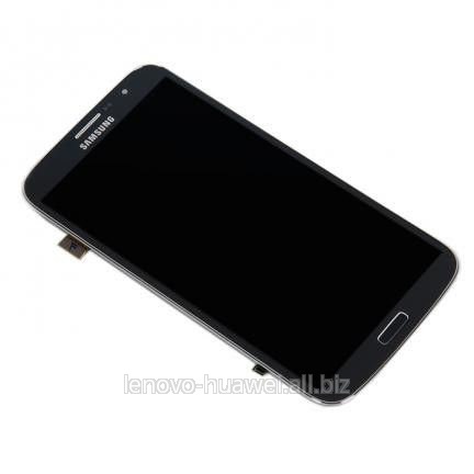 Дисплей Samsung i9200 Galaxy Mega в комплекте с серым тачскрином и корпусной рамкой