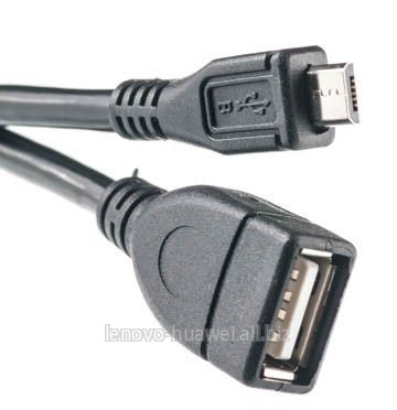 Кабель PowerPlant OTG USB 2.0 AF - Micro, 0.1м KD00AS1232