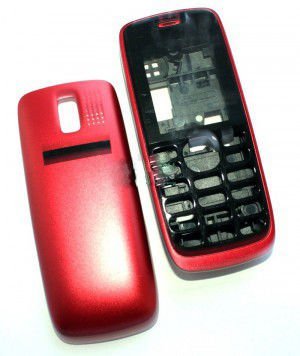 Корпус Nokia 112 Asha red high copy полный комплект