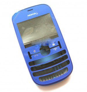 Корпус Nokia 200 Asha blue high copy полный комплект