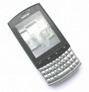 Корпус Nokia 303 Asha silver high copy полный комплект