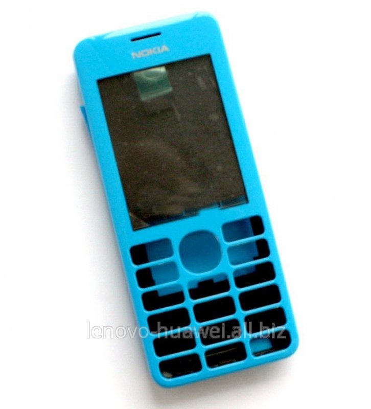 Корпус Nokia 206 Asha blue high copy полный комплект