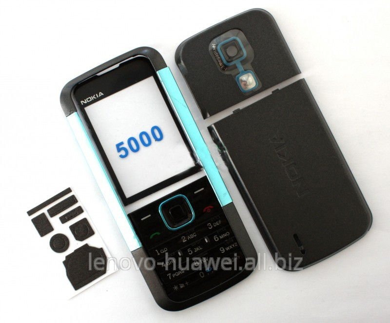 Корпус Nokia 5000 blue high copy полный комплект+кнопки