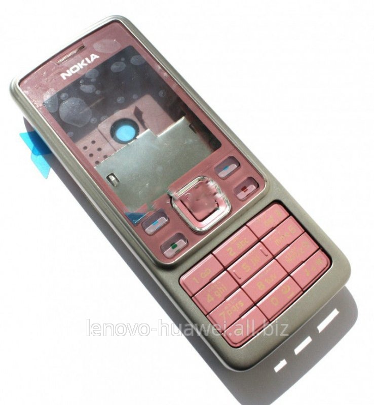Корпус Nokia 6300 pink high copy полный комплект+кнопки