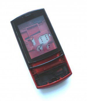Корпус Nokia 303 Asha red high copy полный комплект