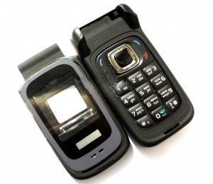 Корпус Nokia 6085 black high copy полный комплект+кнопки