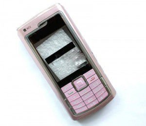 Корпус Nokia N72 pink high copy полный комплект